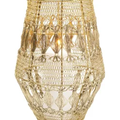 Kerzenständer & Laternen-KARE Design Laterne Hayat Brass 33Cm