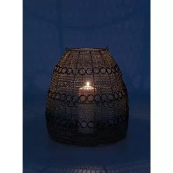 Kerzenständer & Laternen-KARE Design Laterne Hayat Cone Brass 37Cm