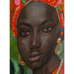 Bilder-KARE Design Leinwandbild African Beauty 70X100Cm