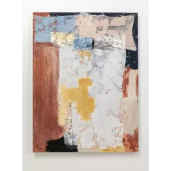 Bilder-KARE Design Leinwandbild Art Splash Orange 90X120Cm