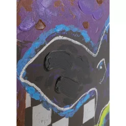 Bilder-KARE Design Leinwandbild Colorful Cows 120X90Cm