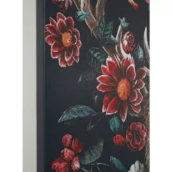 Bilder-KARE Design Leinwandbild Deer In Flower 90X140Cm