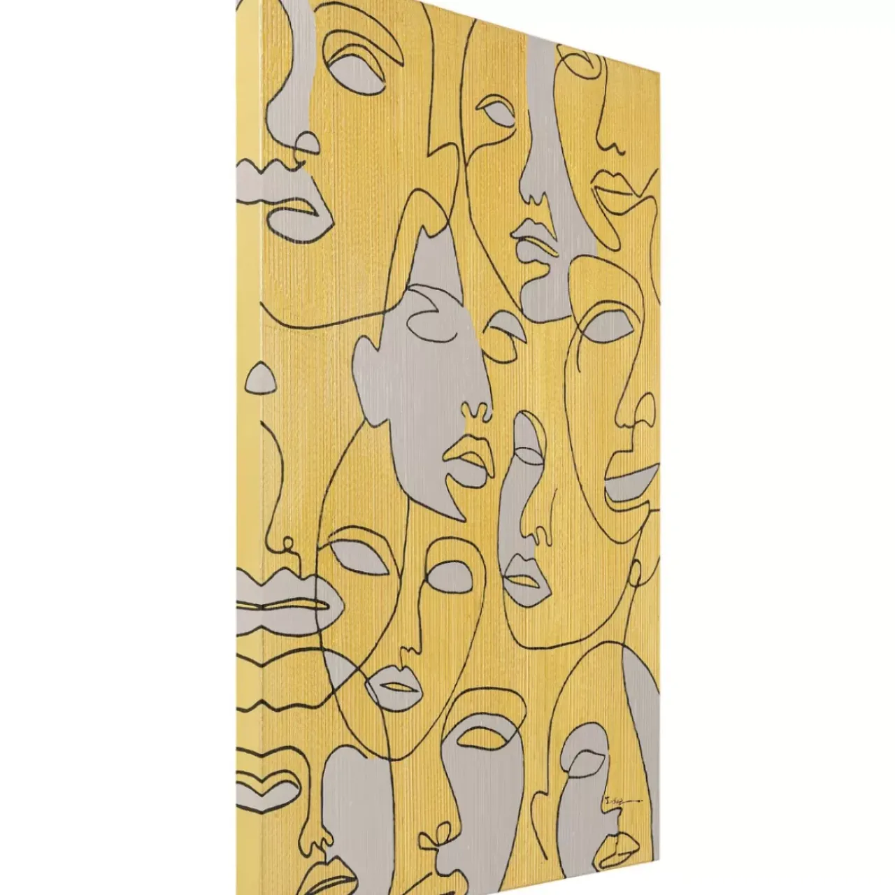 Bilder-KARE Design Leinwandbild Faces 70X100Cm