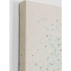 Bilder-KARE Design Leinwandbild Flower Boat Beige Grun 80X100Cm