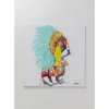 Bilder-KARE Design Leinwandbild Headdress Dog 80X80Cm