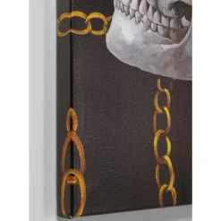 Bilder-KARE Design Leinwandbild Skull Gang 90X120