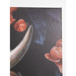Bilder-KARE Design Leinwandbild Yak In Flower 140X90Cm
