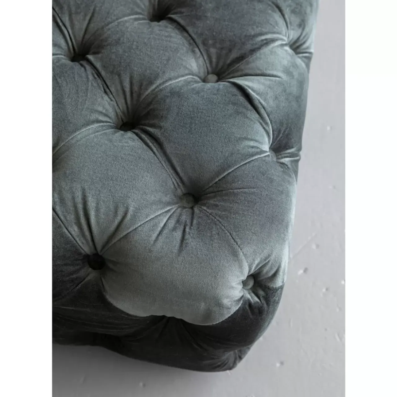 Sofas & Couches-KARE Design Liege Bottone Velvet Grau