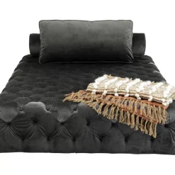 Sofas & Couches-KARE Design Liege Bottone Velvet Grau