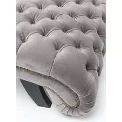 Sofas & Couches-KARE Design Liege Desire Velvet Silbergrau