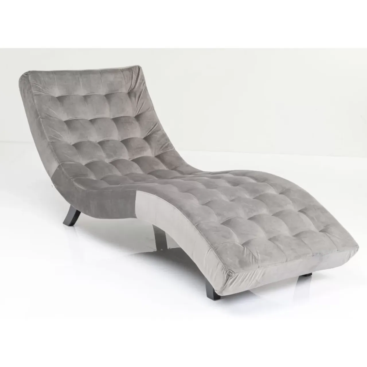 Sofas & Couches-KARE Design Liege Snake Grau 197Cm