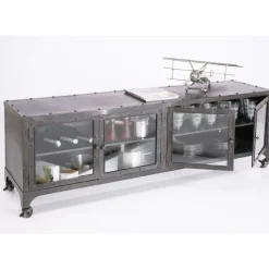 Kommoden & Sideboards-KARE Design Lowboard Factory Metall