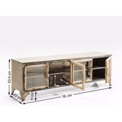 Kommoden & Sideboards-KARE Design Lowboard Kontor Metall