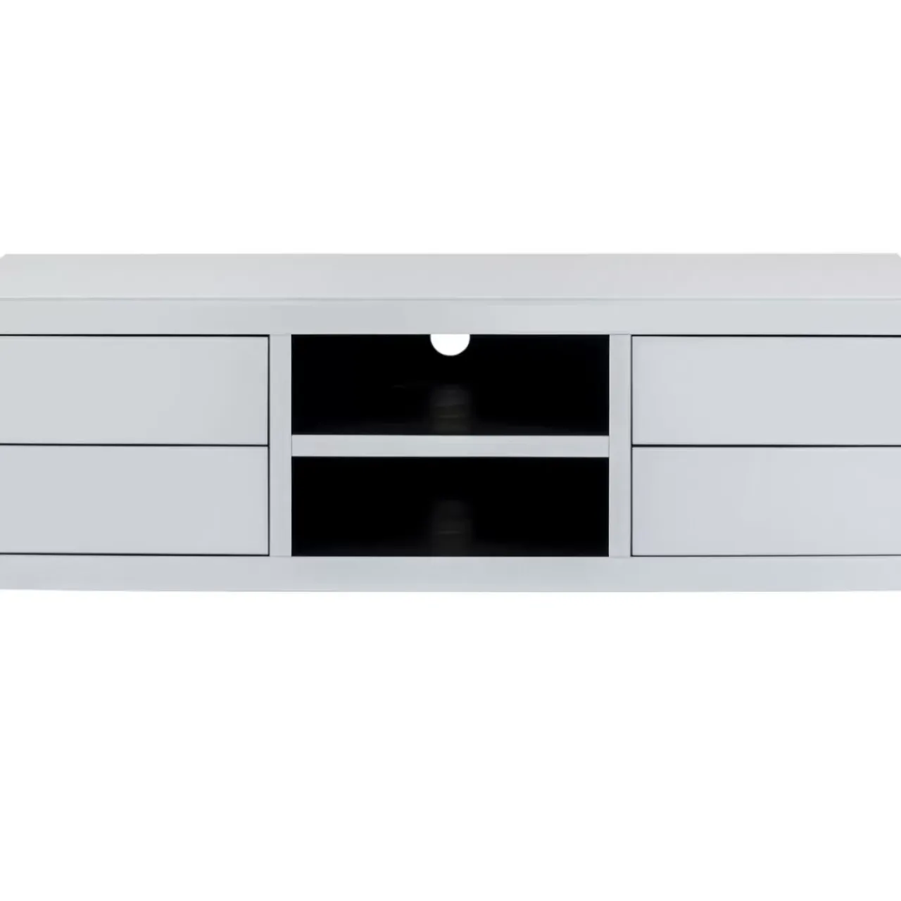 Kommoden & Sideboards-KARE Design Lowboard Luxury Push Weiss 140X50Cm