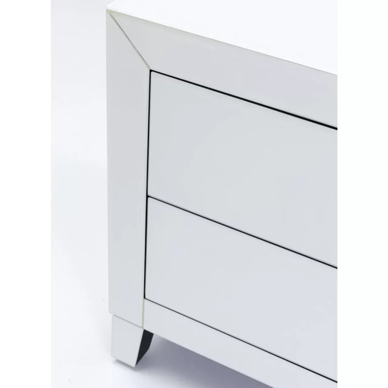 Kommoden & Sideboards-KARE Design Lowboard Luxury Push Weiss 140X50Cm