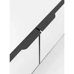 Kommoden & Sideboards-KARE Design Lowboard Soran Schwarz 180X40Cm