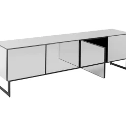 Kommoden & Sideboards-KARE Design Lowboard Soran Schwarz 180X40Cm