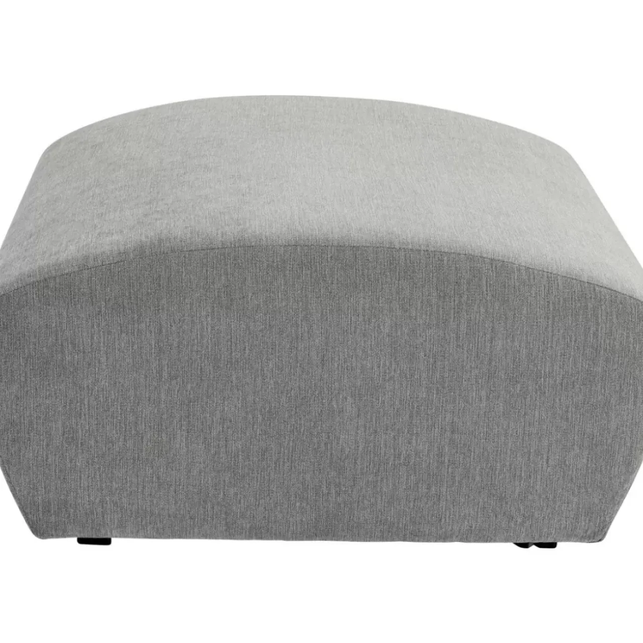Sofas & Couches-KARE Design Lucca Hocker Grau 76Cm