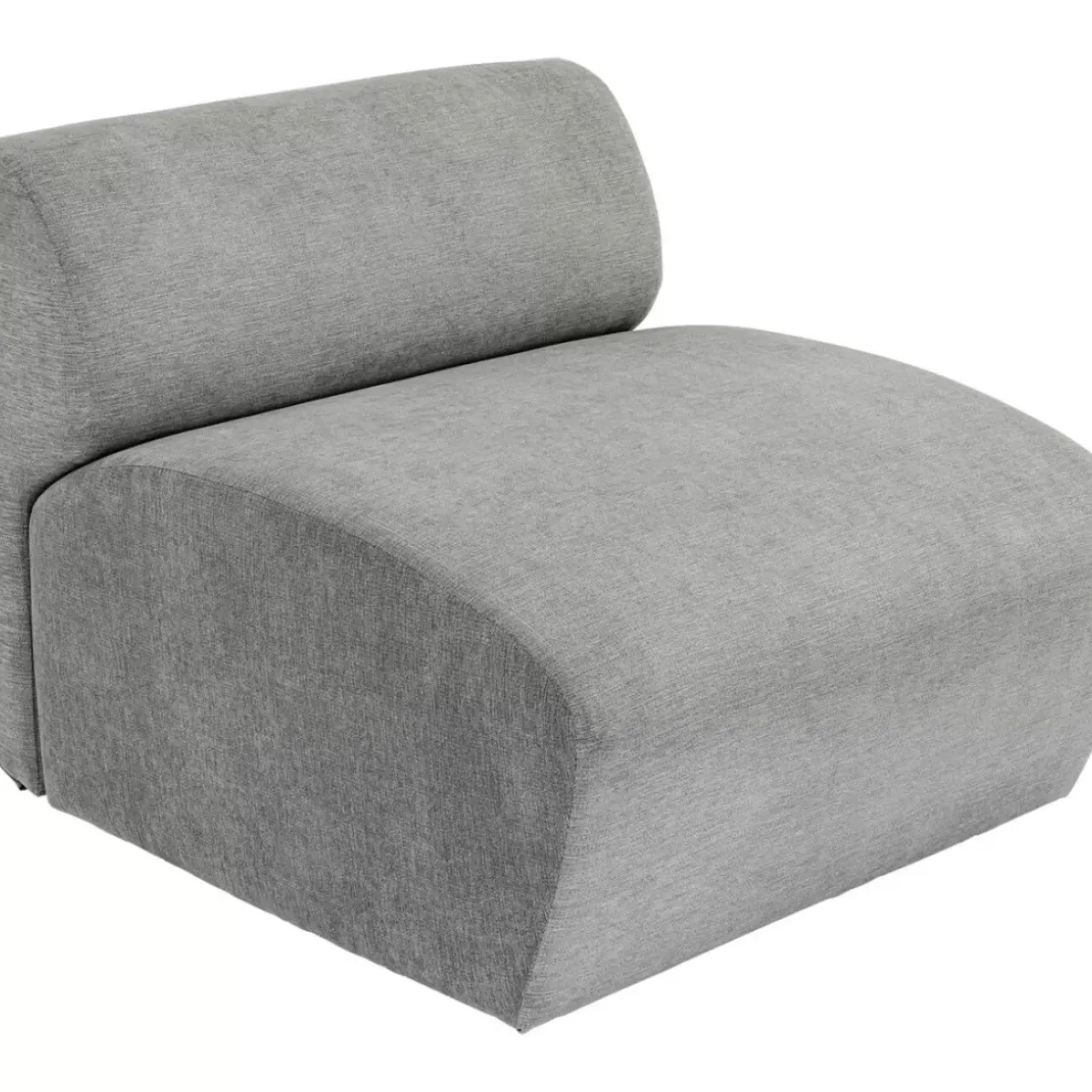 Sofas & Couches-KARE Design Lucca Mittelement Grau 76Cm