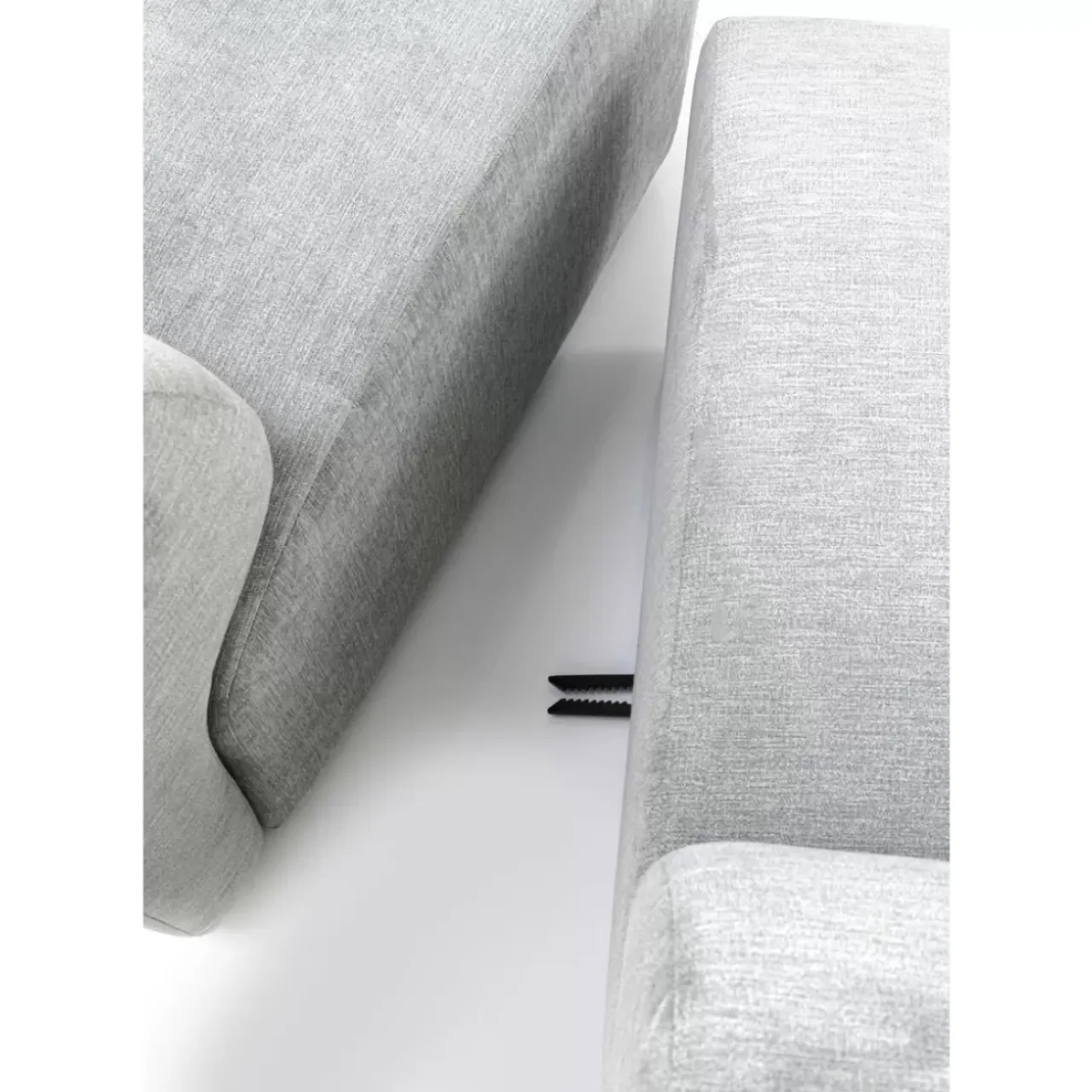 Sofas & Couches-KARE Design Lucca Mittelement Grau 76Cm