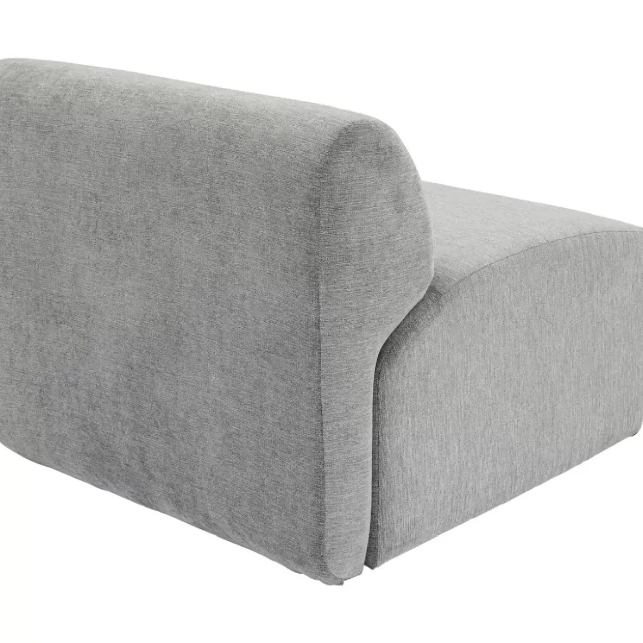 Sofas & Couches-KARE Design Lucca Mittelement Grau 76Cm