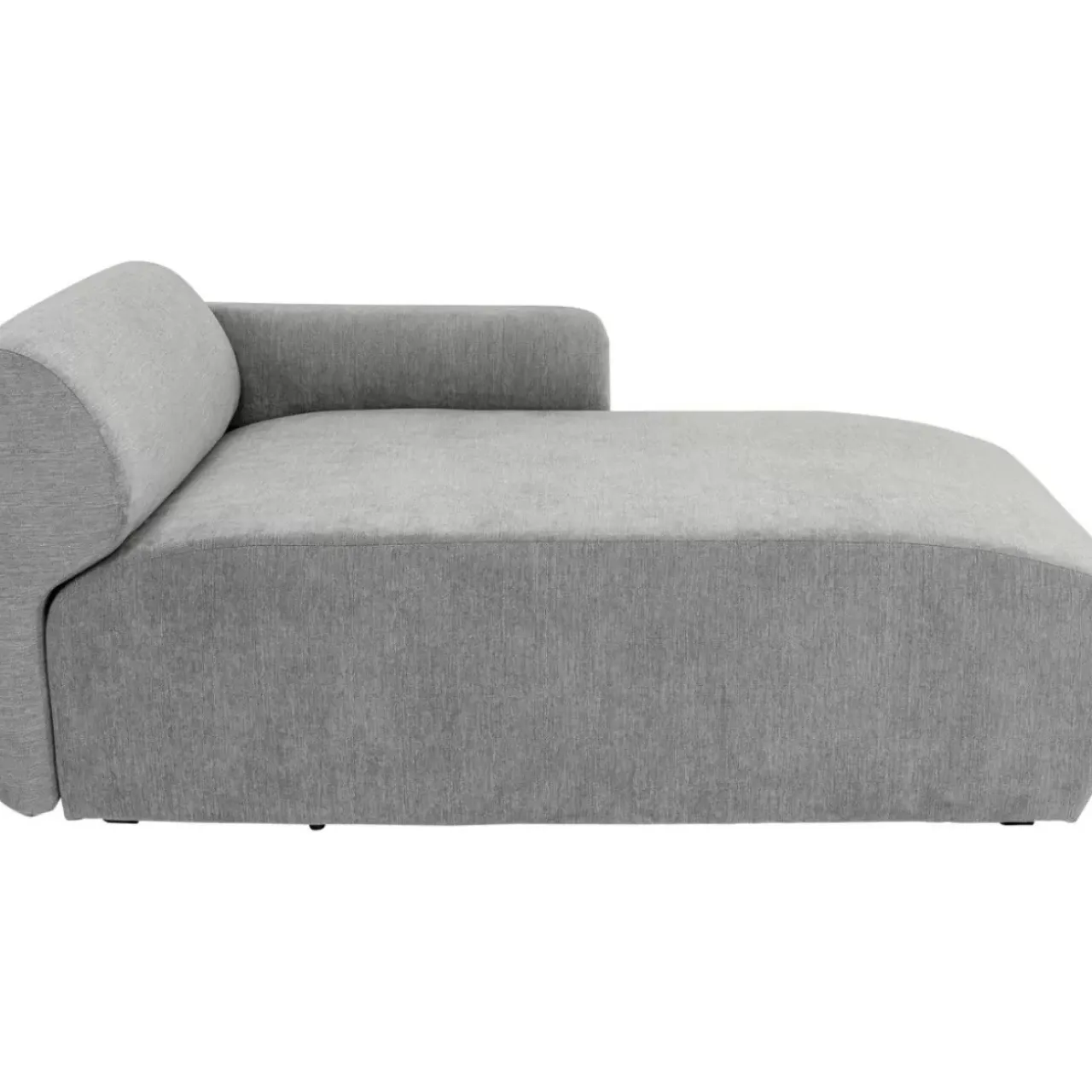 Sofas & Couches-KARE Design Lucca Ottomane Elements Grau Rechts 90Cm