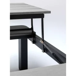 Outdoormöbel-KARE Design Multifunktions Couchtisch Holiday Schwarz