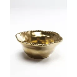 Geschirr & Tischaccessoires-KARE Design Muslischale Bell Gold O16Cm