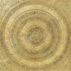 Bilder-KARE Design Objektbild Art Circle Gold 120X120Cm