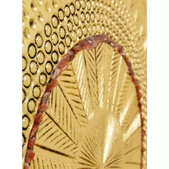 Bilder-KARE Design Objektbild Art Geometric Circle Gold 120X120Cm