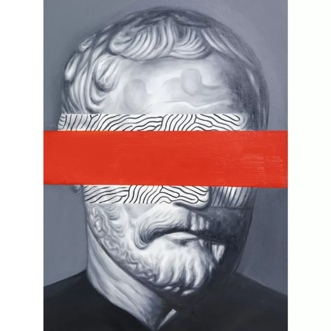 Bilder-KARE Design Olbild Frame Incognito Philosophy 100X80