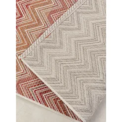 Teppiche-KARE Design Outdoor Teppich Zigzag Rot 160X230Cm