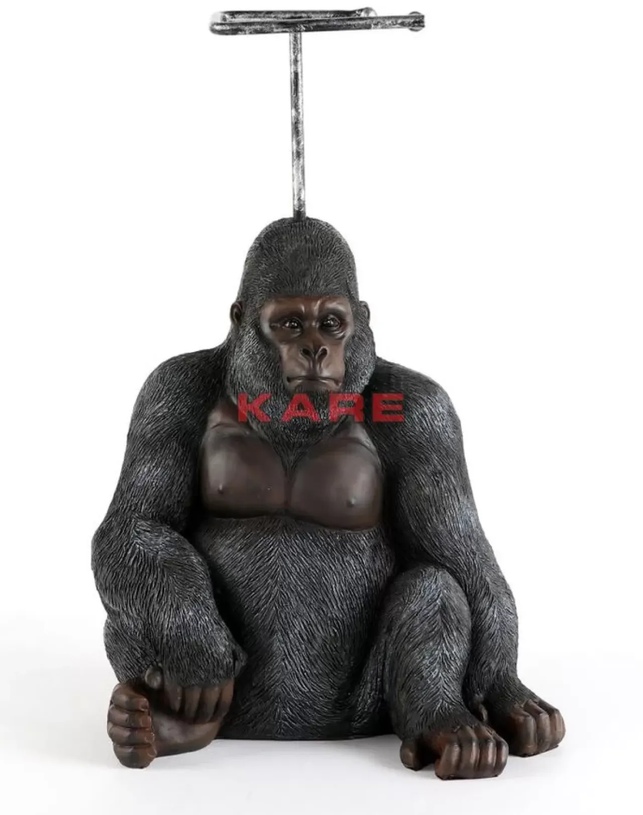 Sonstiges & Zubehör Accessoires-KARE Design Papierrollenhalter Sitting Monkey Gorilla 51Cm