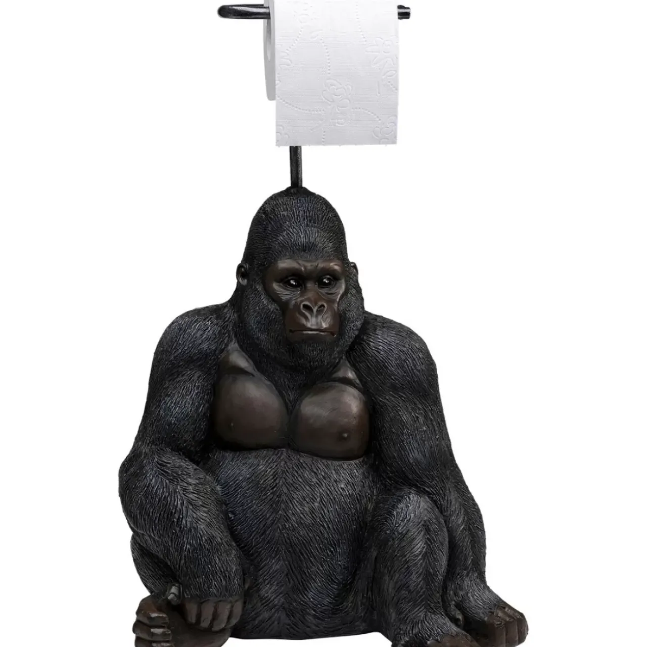 Sonstiges & Zubehör Accessoires-KARE Design Papierrollenhalter Sitting Monkey Gorilla 51Cm