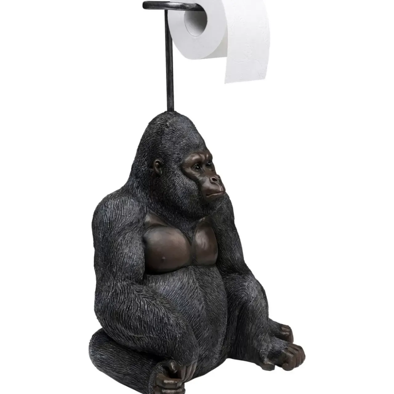 Sonstiges & Zubehör Accessoires-KARE Design Papierrollenhalter Sitting Monkey Gorilla 51Cm