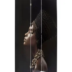 Paravents-KARE Design Paravent Royal Headdress Vs Snake Girl 120X180Cm