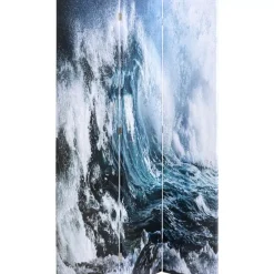 Paravents-KARE Design Paravent Triptychon Wave Vs Palms 120X180Cm
