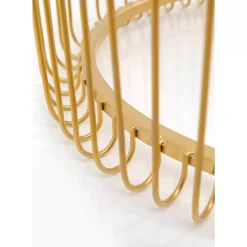 Aufbewahrung & Ordnung-KARE Design Pflanzenstander Wire Gold 44Cm
