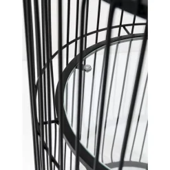 Aufbewahrung & Ordnung-KARE Design Pflanzenstander Wire Schwarz 57Cm
