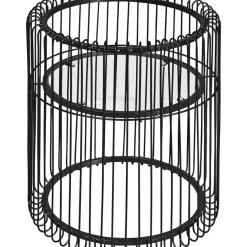 Aufbewahrung & Ordnung-KARE Design Pflanzenstander Wire Schwarz 44Cm
