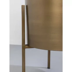Aufbewahrung & Ordnung-KARE Design Pflanztopf Mynah Shiney Gold 50Cm
