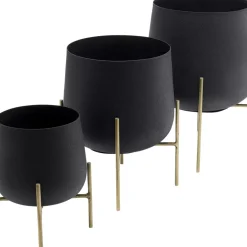 Aufbewahrung & Ordnung-KARE Design Pflanztopf Valeria (3/Set)