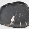 Geschirr & Tischaccessoires-KARE Design Platte Midnight Versteinertes Holz