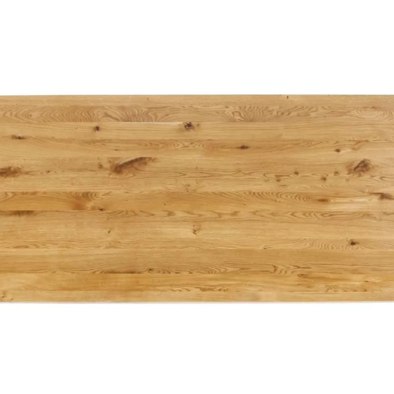 Tische-KARE Design Platte Tavola Schweizer Kante Eiche 200X100