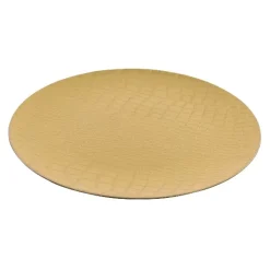 Geschirr & Tischaccessoires-KARE Design Platzteller In Schlangenoptik Gold