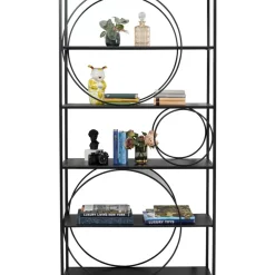 Regale-KARE Design Regal Circle Schwarz 100X200Cm
