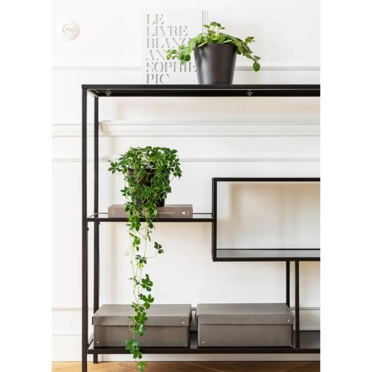 Regale-KARE Design Regal Loft Schwarz 100X115