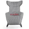 Sessel-KARE Design Relaxsessel Granada Schwarz Weiss