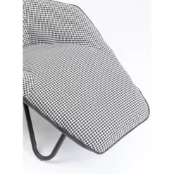 Sessel-KARE Design Relaxsessel Granada Schwarz Weiss