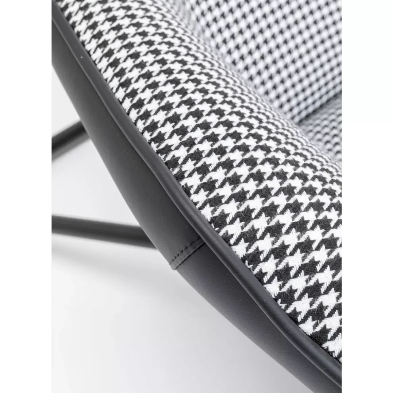 Sessel-KARE Design Relaxsessel Granada Schwarz Weiss
